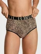 Котонові високі трусики-бриф Victoria's Secret Exploded Logo Cotton Modern Brief Panty M Леопардові 27245839 - изображение 1