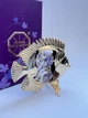 Фигурка с камнями Swarovski Рыбка-Дискус 6 см 160784 - изображение 2