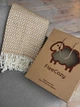 Плед шерстяной FleeCozy (70% Шерсть мериноса) 140х200 см - Бронзовый премиум-плед для дивана и кровати - изображение 7