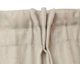 Комплект штор ArtTextil Микровелюр с декоративной бахромой 140×270 см бежево-синий 2 шт - изображение 6