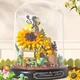 Конструктор Bee in the Sun Серия Flower Beetles Пчелы на подсолничнике под куполом 229 деталей - изображение 3