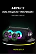 Портативная беспроводная Bluetooth колонка Hopestar A41 party |BT5.3, 16Вт, TWS, AUX/TF/USB, 6h, IPX5| Red - изображение 8