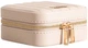 Шкатулка для прикрас Homla Rinas з прошиттям у вигляді полосок бежева 10,5x10,5x5 см (5906496752810) - зображення 3