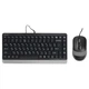 Клавиатура и мышь A4Tech Fstyler F1110, Серый - 439400 - изображение 1