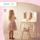 Дерев'яний столик з дзеркалом для дівчинки Kinderplay GREEN SERIES GS3304 із наліпками - изображение 9