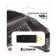 USB Flash Kingston DT Exodia, 128 Гб., Чорний - 227270 - зображення 2