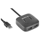 USB Hub REAL-EL HQ-177, USB, Чорний - 499731 - зображення 2