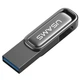 USB Flash Usams US-ZB334 Zinc Alloy Rotating, 256 Гб., Черный - 608223 - изображение 4