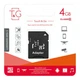 Карта пам'яті microSDHC T&G, 4 Гб. - 263227 - зображення 2