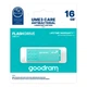 USB Flash Goodram UME3 Care, 16 Гб., Бирюзовый - 359480 - изображение 3