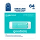 USB Flash Goodram UME3 Care, 64 Гб., Бирюзовый - 359490 - изображение 3