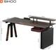 Компьютерный стол с электрорегулировкой высоты SIHOO D07 1.6 м Walnut/Black (D07B-101/D07J-101-AB) - изображение 8