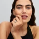 Серебряное кольцо Pandora двойное витое 193890C00 58 размер - изображение 3