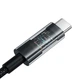 Кабель Baseus Gem Series Fast Charging Data Cable Type-C to Type-C 100W 20V 5A 1м (P10373000111-00) Black - зображення 4