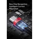 Кабель Baseus Cafule Flash Charging Data Line Cable Type-C to Type-C PD 2.0 QC 3.0 100W 20V 5A 2м (CATKLF-AL91) Black/Red - зображення 13