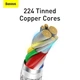 Кабель Baseus Dynamic Series Fast Charging Data Cable Type-C to Type-C 100W 20V 5A 1м (CALD000202) White - зображення 14
