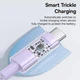 Кабель Baseus Gem Series Fast Charging Data Cable Type-C to Type-C 100W 20V 5A 1м (P10373000511-00) Purple - зображення 8