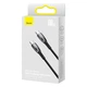 Кабель Baseus Glimmer Series Fast Charging Data Cable Type-C to Type-C 100W 20V 5A 2м (CADH000801) Black - зображення 8