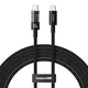 Кабель Baseus Gem Series Fast Charging Data Cable Type-C to Type-C 100W 20V 5A 2м (P10373000111-01) Black - зображення 1