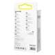 Кабель Baseus Glimmer Series Fast Charging Data Cable Type-C to Type-C 100W 20V 5A 2м (CADH000802) White - зображення 9