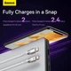 Кабель Baseus Glimmer Series Fast Charging Data Cable Type-C to Type-C 100W 20V 5A 1м (CADH000702) White - зображення 11