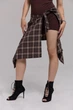 Спідниця на завʼязках Brown One size Коричнева (14009) - изображение 1