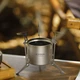 Туристическая титановая спиртовая горелка Tomshoo titanium плита для жидкого топлива спиртовка с подставкой для разогрева пищи - изображение 2