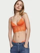 Комплект Victoria’s Secret Very Sexy Sunset Orange Hibiscus Hibiscus Shine Strap Corset Bra Top+Thong Panty,Помаранчевий 38D+XL - зображення 4