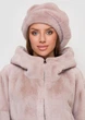 Хутряний жіночий берет 23HAT Бежевий ONESIZE - зображення 1