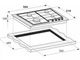 Газова варильна поверхня prime Technics pgh 50036 fgbc - зображення 3