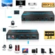Переключатель HDMI 2.0b 3 в 1 порты свитч с ARC оптический Toslink SPDIF в аналоговый RCA аудио (OZQ3-2) - изображение 2