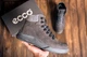 Зимние кожаные спортивные ботинки, кроссовки на меху Nubuck Grey 41 - изображение 2