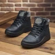 Зимние кожаные спортивные ботинки, кроссовки на меху Nubuck Black 43 (арт. 2763750137) - изображение 2