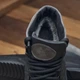 Зимние кожаные спортивные ботинки, кроссовки на меху Nubuck Black 43 (арт. 2763750137) - изображение 7