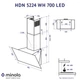 Витяжка MINOLA HDN 5224 WH 700 LED - зображення 10