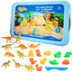 Набор детский кинетический песок Dino Family игровая масса с формами для творчества JDT-0849281 - изображение 2