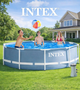 Великий каркасний басейн Intex 26712 NP Prism Frame Pool 366 x 76 см см на 6503 л з фільтром насосом - изображение 1