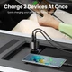 Автомобільний зарядний пристрій Ugreen CD239 63W із портом USB-C PPS-45W USB-A 18W 1C1A Black (90645) - зображення 3