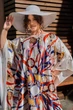 Парео женское пляжное стильное Oversize 2XL-7XL белый (SW624) - изображение 4
