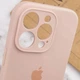 Чохол Silicone Premium case з захистом камери для iPhone 13 Pro Max Full Camera Protective pink sand 9391 - изображение 3
