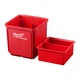 Контейнер 10x10см із вкладкою для дрібних предметів PACKOUT MILWAUKEE, 2шт - зображення 3