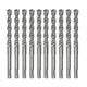 Бур MILWAUKEE, SDS-PLUS M2 8,0х100х160мм, (10шт) коробка из пластика (4932371706) - изображение 2