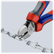 Бічні кусачки Knipex (фосфатовані), 160 мм (70 02 160) - зображення 6