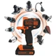 Аккумуляторный многофункциональный инструмент BLACK+DECKER MT218K - изображение 5