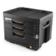 Ящик для інструментів TOUGHBUILT TB-B1-D-73 StackTech великий з 2+1 висувними ящиками - зображення 2
