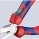 Кусачки боковые (бокорезы) для электроники, диаметр 3,0мм, 125мм KNIPEX 76 05 125, хромированные - изображение 4