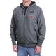 Куртка (толстовка) с электроподогревом аккумуляторная MILWAUKEE, M12 HH GREY3-0 (XL), серая - изображение 4