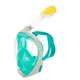 Полнолицевая панорамная маска для плавания FREE BREATH (L/XL) M2068G Green с креплением для камеры - изображение 5