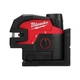 Нивелир линейно-точечный лазерный аккумуляторный 4 точечного MILWAUKEE, M12 CLL4P-301C зеленый луч (зарядное устройство С12 С, 1 - изображение 2