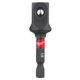 Переходник ударный ShW MILWAUKEE, с 1/4'' Hex на 1/2'' квадратный хвостовик - изображение 1